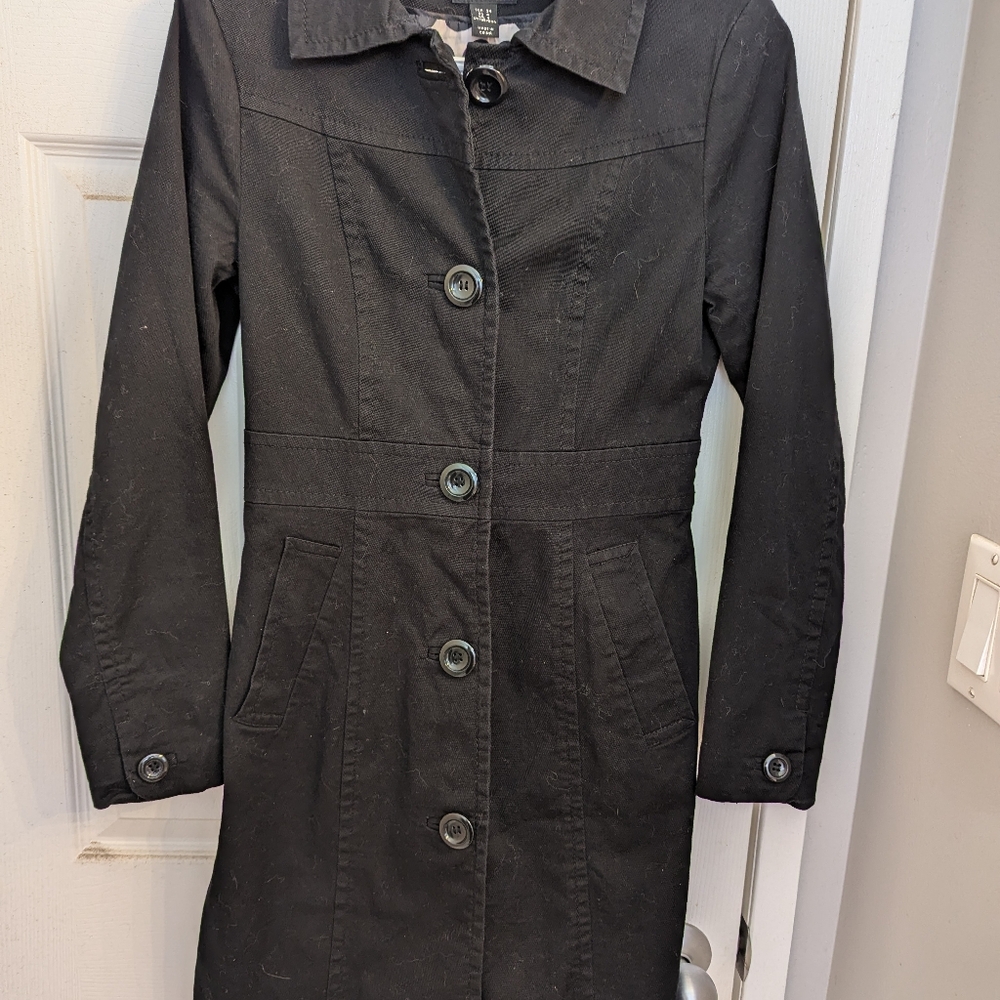 H&M black coat